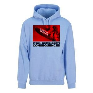 Stolen Elections Have Consequences Unisex Surf Hoodie