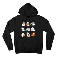 Spooky Educator Halloween Reading Enthusiast for School Hoodie