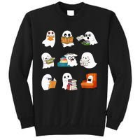 Spooky Educator Halloween Reading Enthusiast for School Sweatshirt