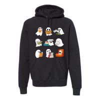 Spooky Educator Halloween Reading Enthusiast for School Premium Hoodie