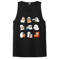 Spooky Educator Halloween Reading Enthusiast for School PosiCharge Competitor Tank