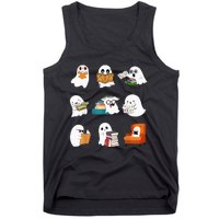 Spooky Educator Halloween Reading Enthusiast for School Tank Top