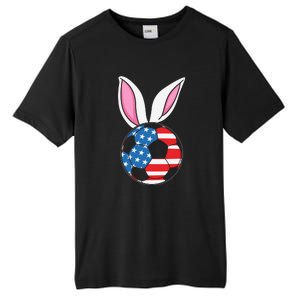 Soccer Easter Happy Easter Day Funny Easter Ears Bunny Tall Fusion ChromaSoft Performance T-Shirt