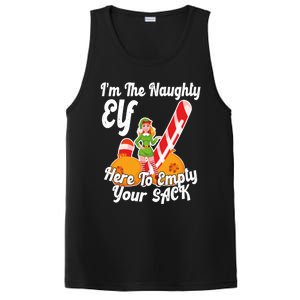 Sexy Elf Here Empty Your Sack Rude Naughty Christmas Candy Funny Gift PosiCharge Competitor Tank