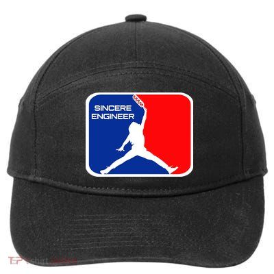 Sincere Engineer Hair Jorndog 7-Panel Snapback Hat