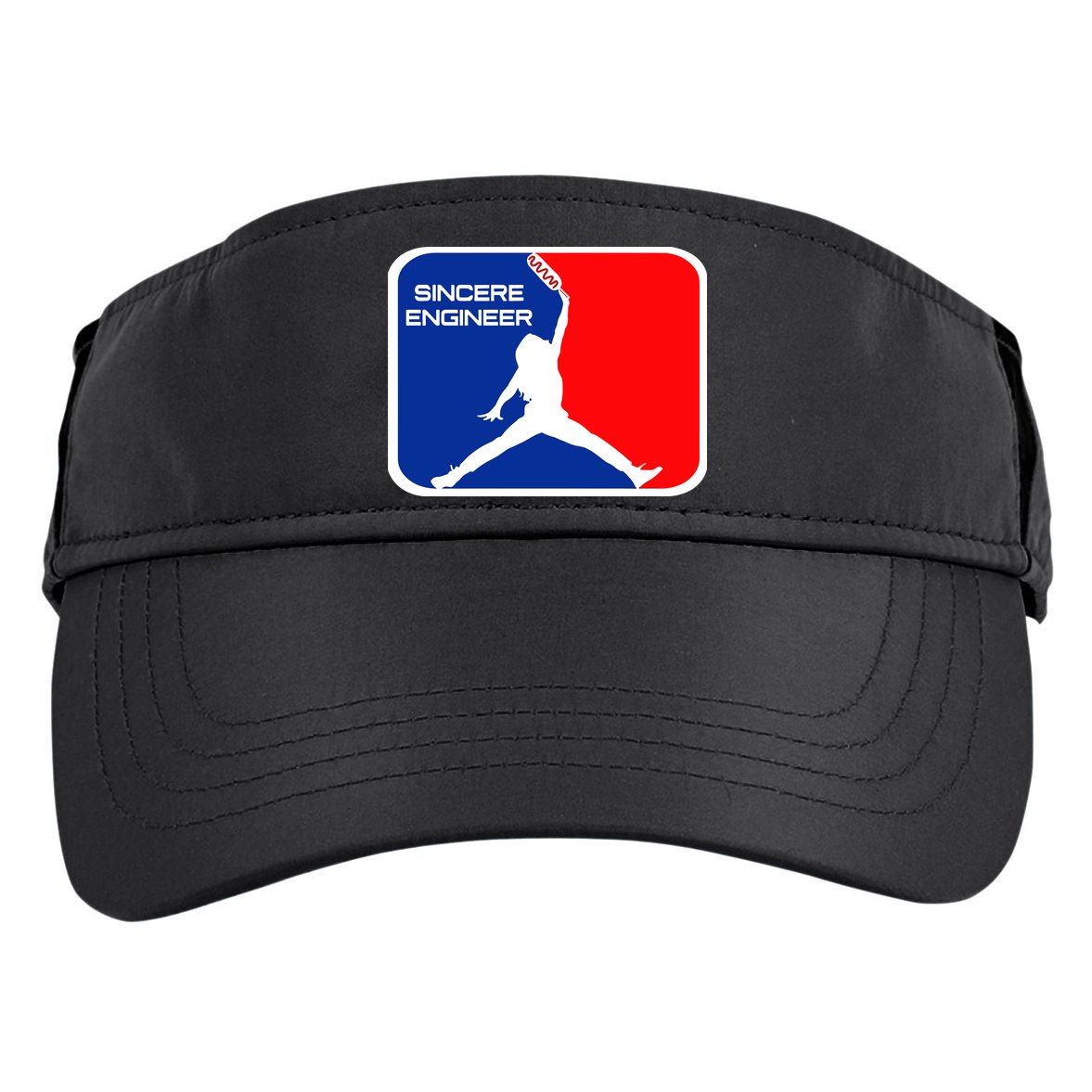 Sincere Engineer Hair Jorndog Adult Drive Performance Visor