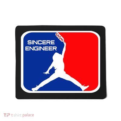 Sincere Engineer Hair Jorndog Mousepad