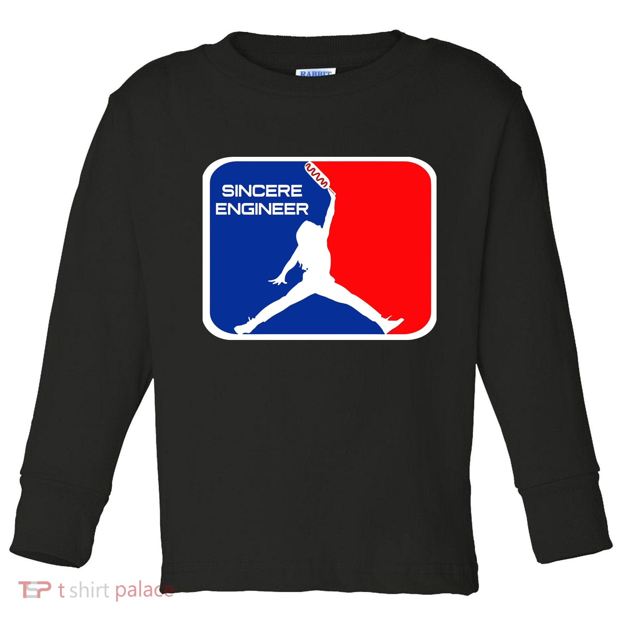 Sincere Engineer Hair Jorndog Toddler Long Sleeve Shirt