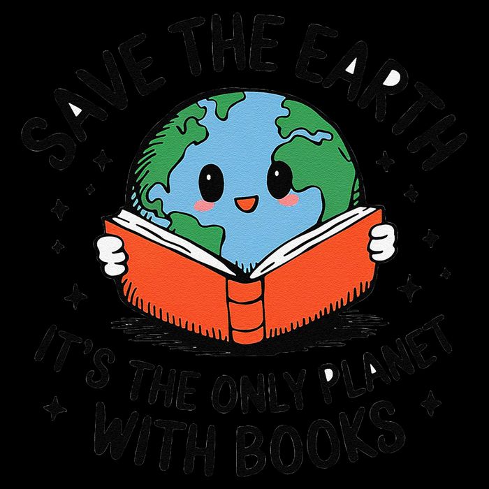 Save Earth Its Only Planet With Books Reader Earth day Wool Snapback Cap