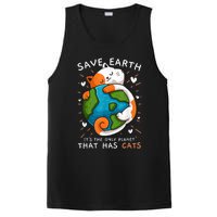 Save Earth ItS The Only Planet That Has Cats Earth Day PosiCharge Competitor Tank