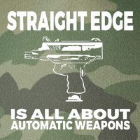 Straight Edge Is All About Automatic Weapons Field Of Flames Legacy Tie Dye Trucker Hat