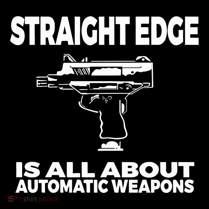 Straight Edge Is All About Automatic Weapons Field Of Flames Sustainable Beanie