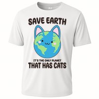 Save Earth It's The Only Planet That Has Cats Funny Cute Performance Shirt