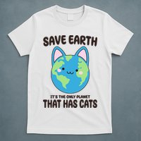 Save Earth It's The Only Planet That Has Cats Funny Cute T-Shirt