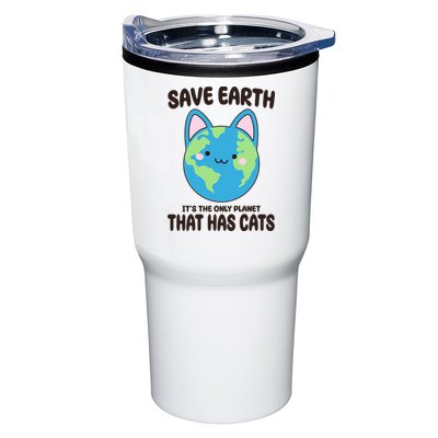 Save Earth It's The Only Planet That Has Cats Funny Cute Tumbler