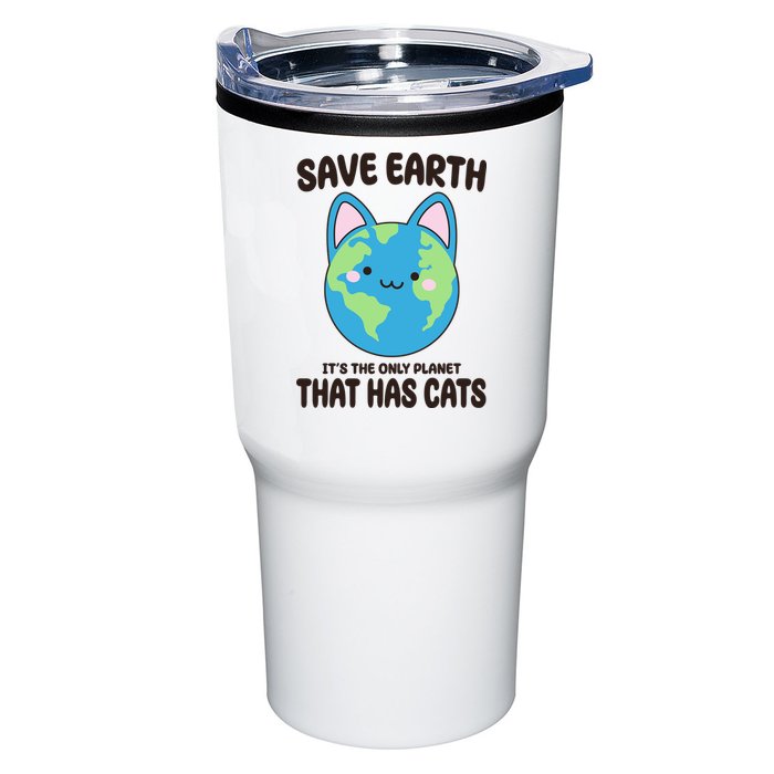 Save Earth It's The Only Planet That Has Cats Funny Cute Tumbler