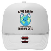 Save Earth It's The Only Planet That Has Cats Funny Cute Trucker Hat