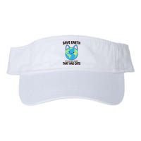 Save Earth It's The Only Planet That Has Cats Funny Cute Visor