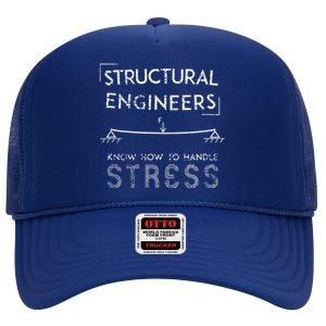 Structural Engineers Know How To Handle Stress High Crown Mesh Back Trucker Hat