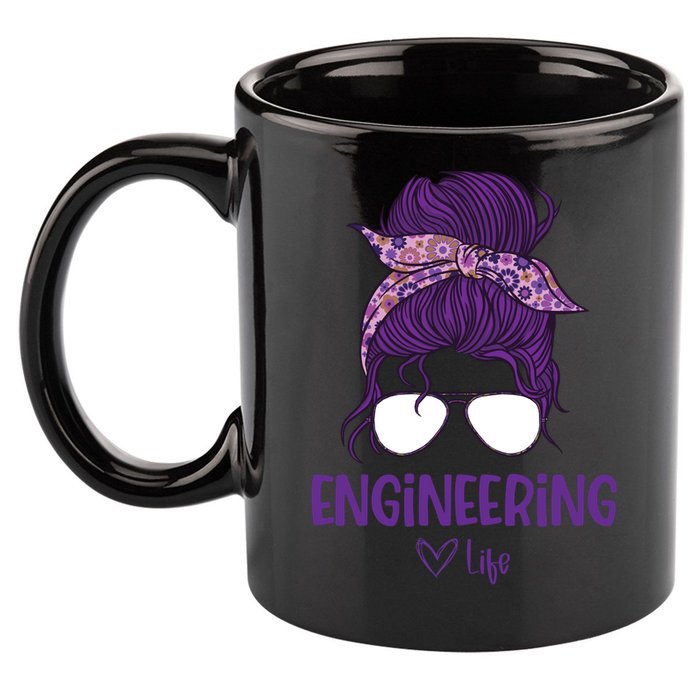 S Engineering Life Engineering Major Gift 11oz C Handle Ceramic Mug