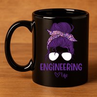 S Engineering Life Engineering Major Gift 11oz C Handle Ceramic Mug