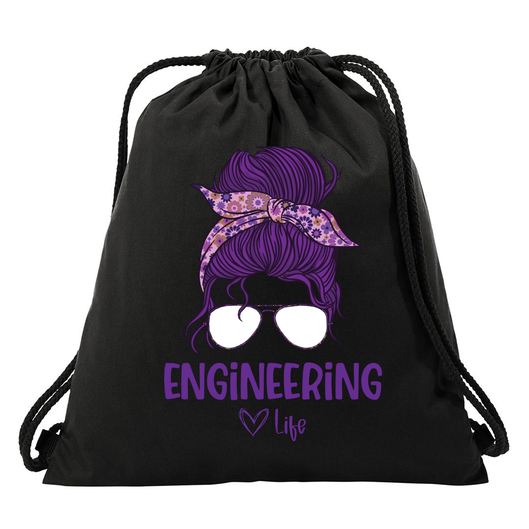 S Engineering Life Engineering Major Gift Drawstring Bag