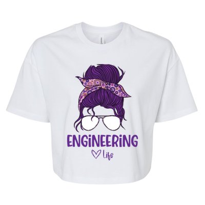 S Engineering Life Engineering Major Gift Bella+Canvas Jersey Crop Tee