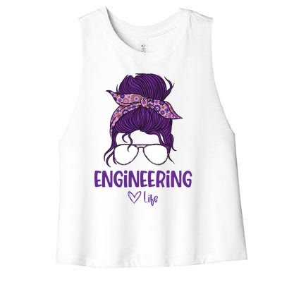 S Engineering Life Engineering Major Gift Women's Racerback Cropped Tank