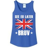 See Eu Later Europe Brexit England Uk United Kingdom Gift Ladies Essential Tank