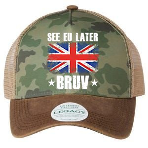 See Eu Later Europe Brexit England Uk United Kingdom Gift Great Gift Legacy Tie Dye Trucker Hat