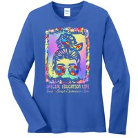 Special Education Life Sped Teach Accept Understand Autism Great Gift Ladies Long Sleeve Shirt