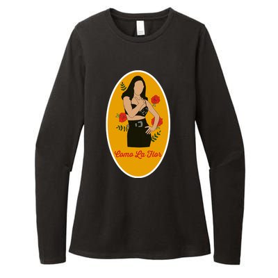 Selenas Quintanilla Como La Flor Womens CVC Long Sleeve Shirt