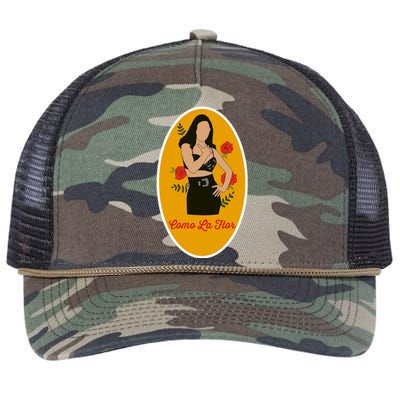 Selenas Quintanilla Como La Flor Retro Rope Trucker Hat Cap