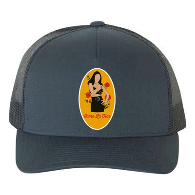 Selenas Quintanilla Como La Flor Yupoong Adult 5-Panel Trucker Hat