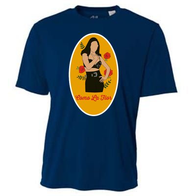 Selenas Quintanilla Como La Flor Cooling Performance Crew T-Shirt