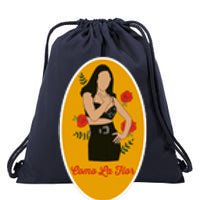 Selenas Quintanilla Como La Flor Drawstring Bag