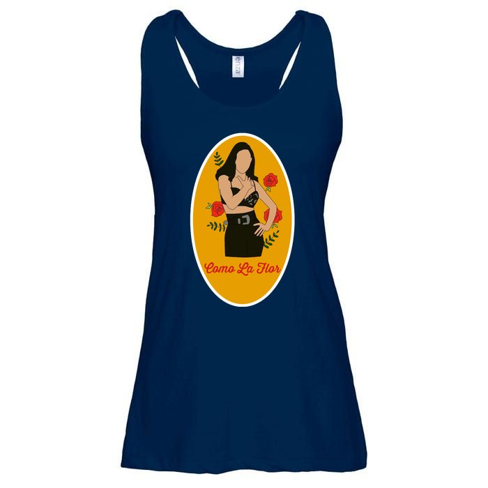 Selenas Quintanilla Como La Flor Ladies Essential Flowy Tank