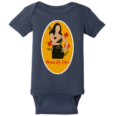 Selenas Quintanilla Como La Flor Baby Bodysuit