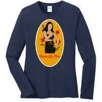 Selenas Quintanilla Como La Flor Ladies Long Sleeve Shirt