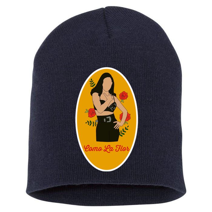 Selenas Quintanilla Como La Flor Short Acrylic Beanie