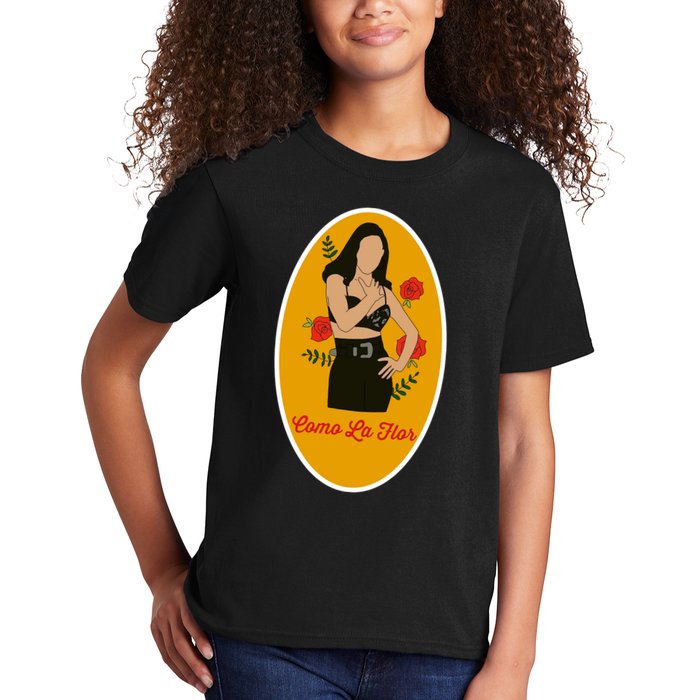 Selenas Quintanilla Como La Flor Kids T-Shirt