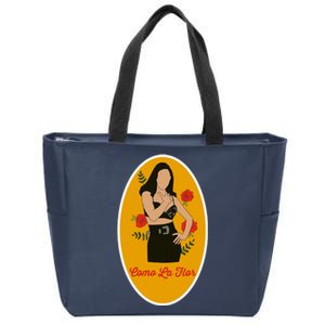 Selenas Quintanilla Como La Flor Zip Tote Bag