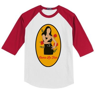 Selenas Quintanilla Como La Flor Kids Colorblock Raglan Jersey