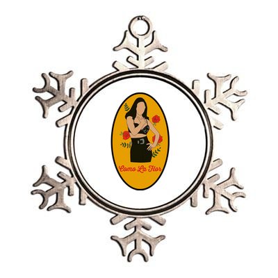 Selenas Quintanilla Como La Flor Metallic Star Ornament