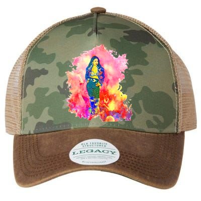 Selenas Quintanilla Watercolor Legacy Tie Dye Trucker Hat