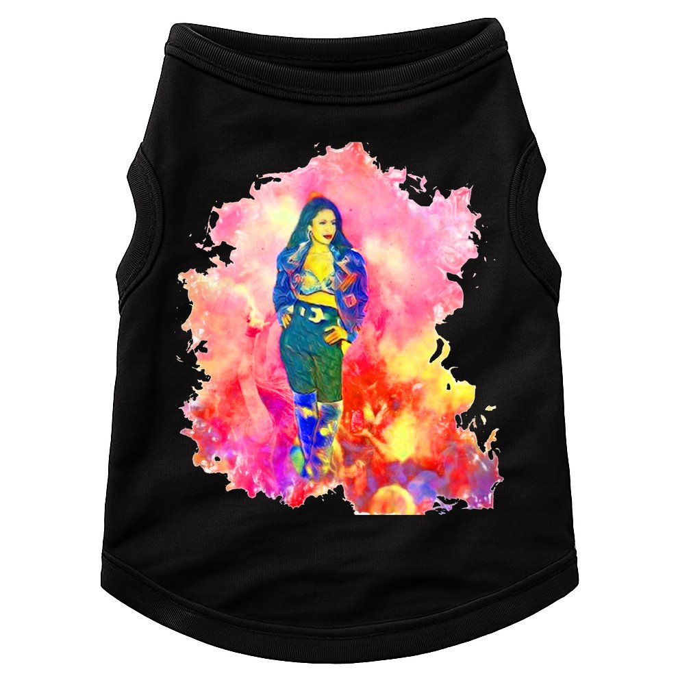 Selenas Quintanilla Watercolor Doggie Tank