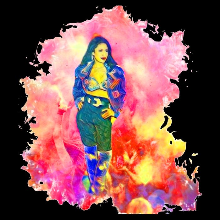 Selenas Quintanilla Watercolor Performance Shirt