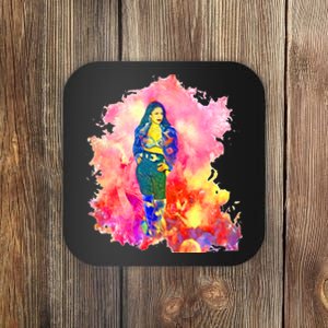 Selenas Quintanilla Watercolor Coaster