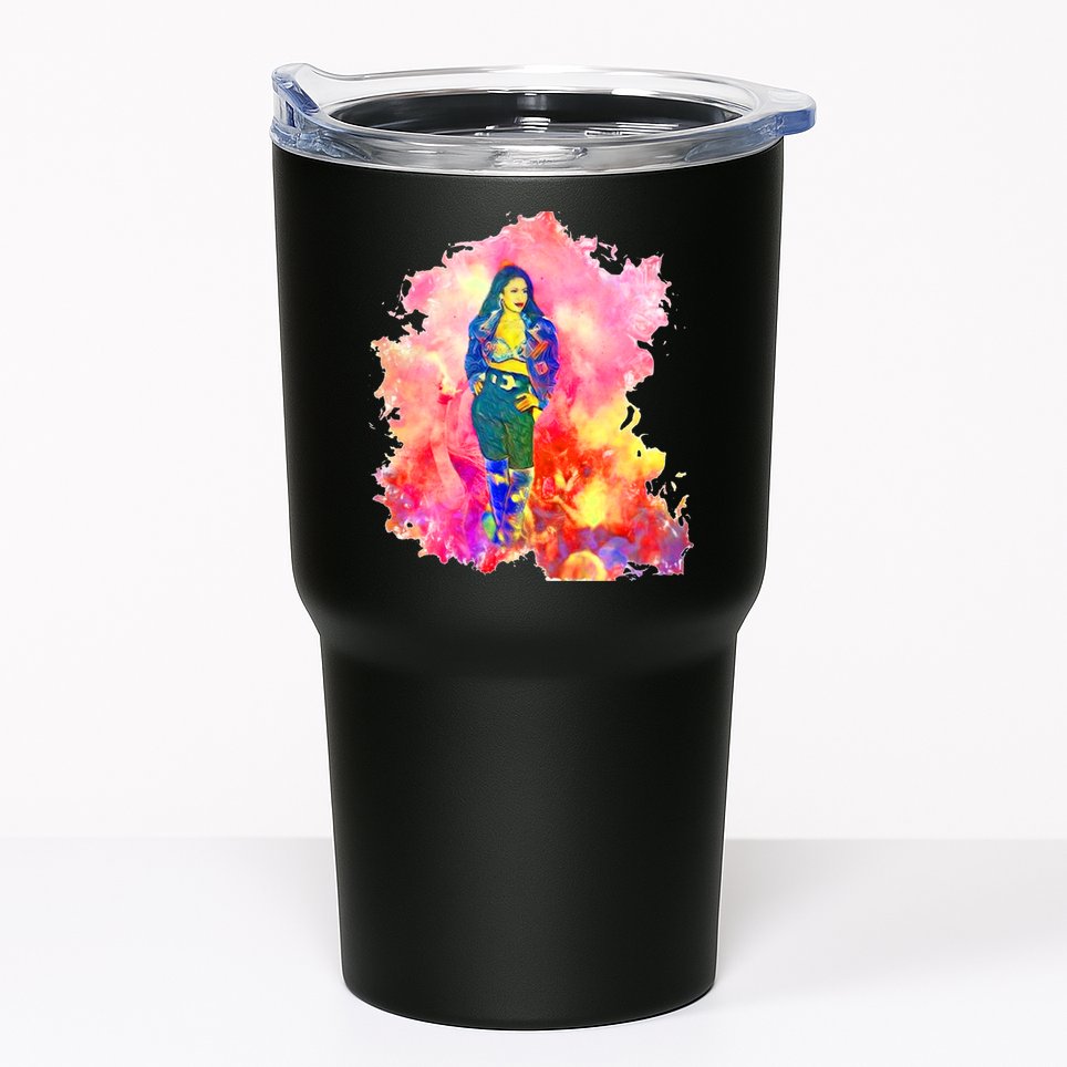 Selenas Quintanilla Watercolor Tumbler