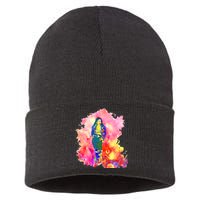 Selenas Quintanilla Watercolor Sustainable Knit Beanie